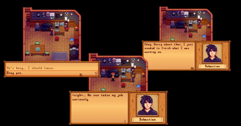 Stardew Valley Sebastian Schedule, Best Gifts, Heart Events 3 2 Heart Event of Sebastian
